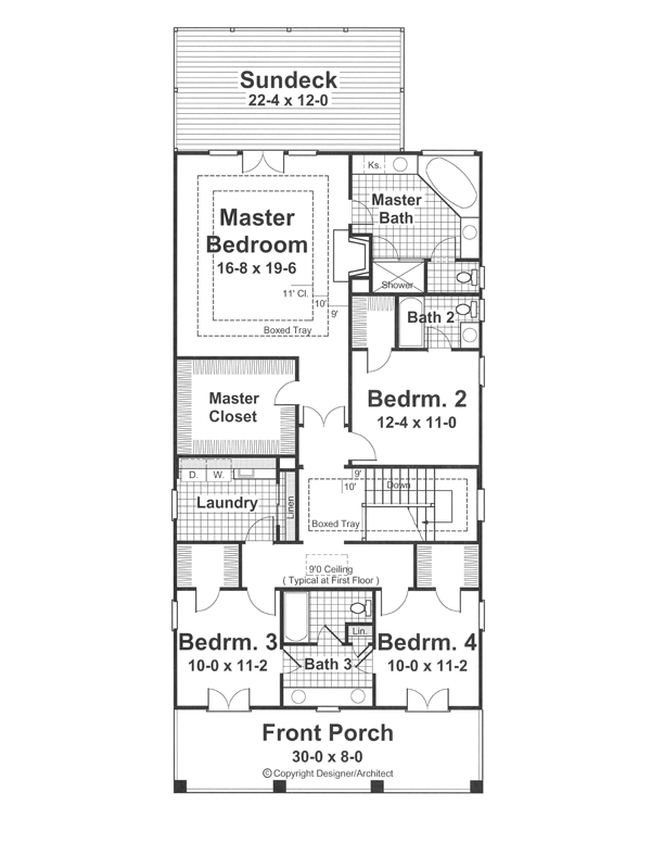 Second Floor image of COVENTRY House Plan